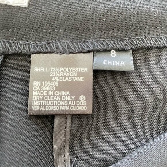 Tahari black trousers with gold accents, with narrow leg opening, medium rise - Picture 14 of 14